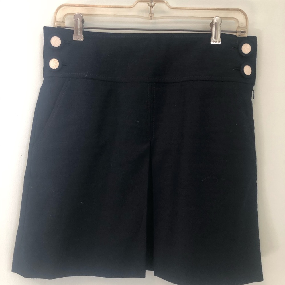 Linen mini skirt